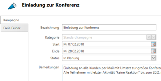 SelectLine Kampagnen