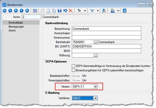 SelectLine Sepa