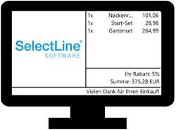 SelectLine Kundenbildschirm