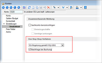 SelectLine Fernverkaufsregelung